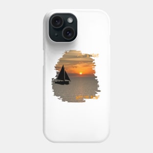 Just a Man and His Boat - for dark colors Phone Case