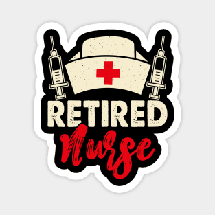 Retired Nurse T Shirt For Women Magnet