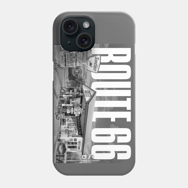 Route 66 Cityscape Phone Case by PLAYDIGITAL2020