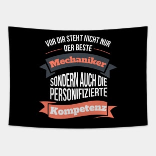 Der beste Mechaniker & personifizierte Kompetenz Tapestry