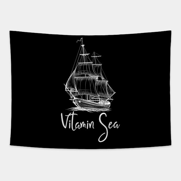 Vitamin Sea Tapestry by PixelArt