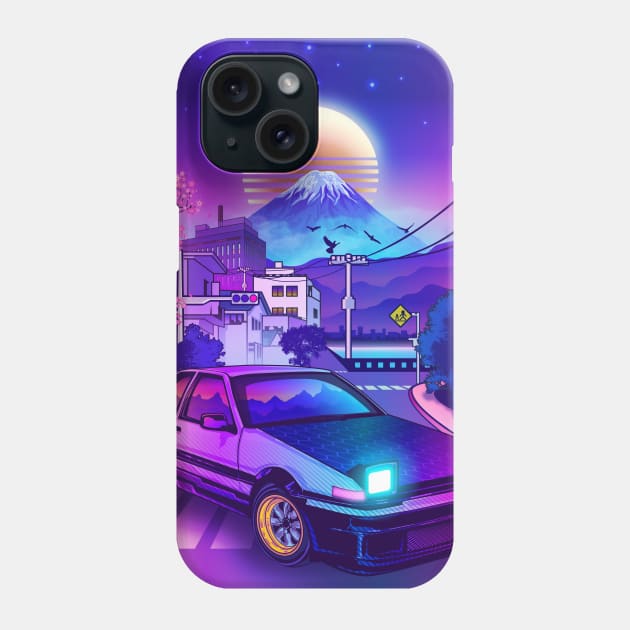 Toyota AE86 Trueno Initial D Phone Case by Ilhamqrov