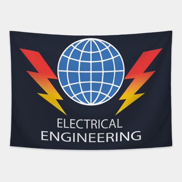 electrical engineering electrician engineer electric Tapestry by PrisDesign99