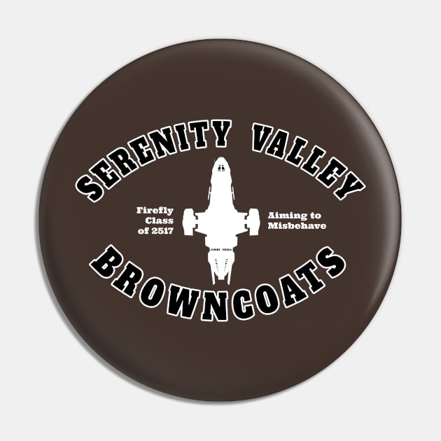 Serenity Valley Browncoats Pin by BCP Design