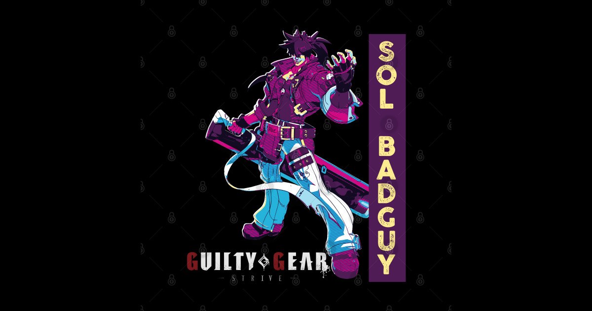 Sol Badguy - Guilty Gear - Guilty Gear - Sticker | TeePublic
