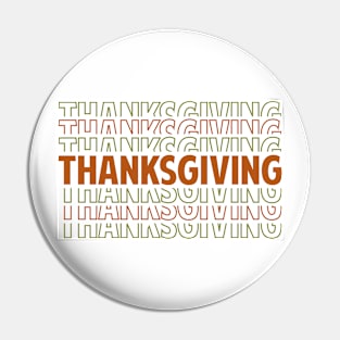 Thanksgiving Pin