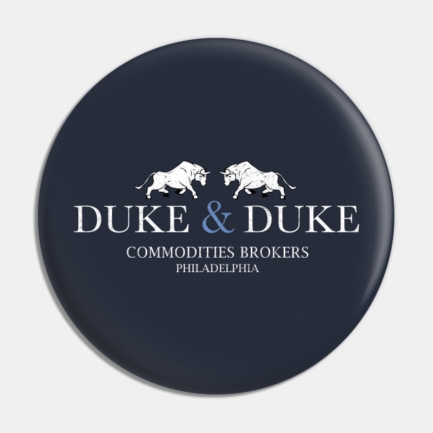 Duke & Duke Commodities Brokers - Vintage logo Pin by BodinStreet