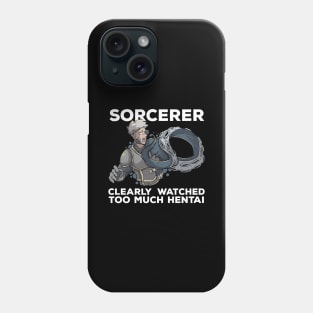 Wizard Mage RPG PnP Roleplaying Dungeon Sorcerer Meme Gift Phone Case