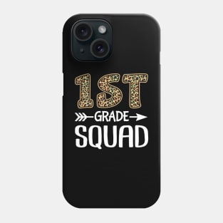 1St Grade Squad Leopard First Grade Eacher Student Phone Case