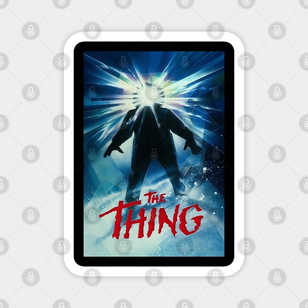 The Thing Movie Poster Magnet by HipHopTees