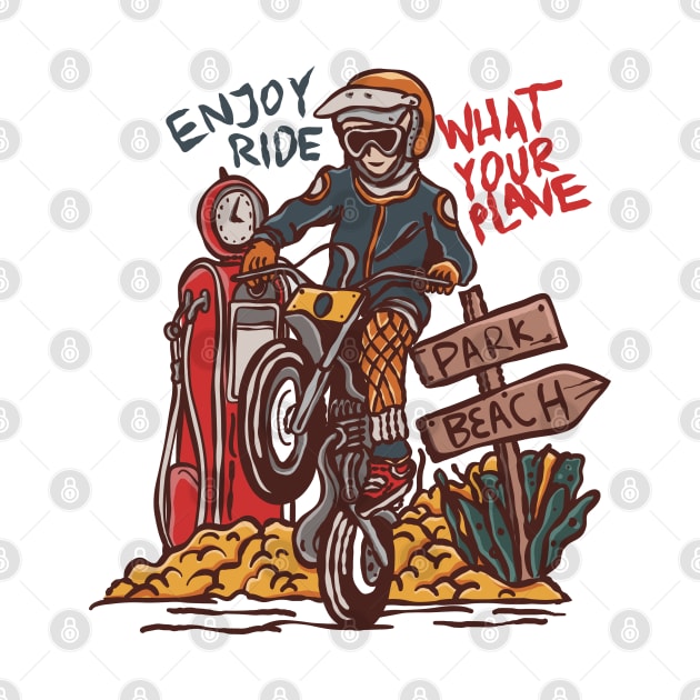 Enjoy the Ride by Stenau Artwerk