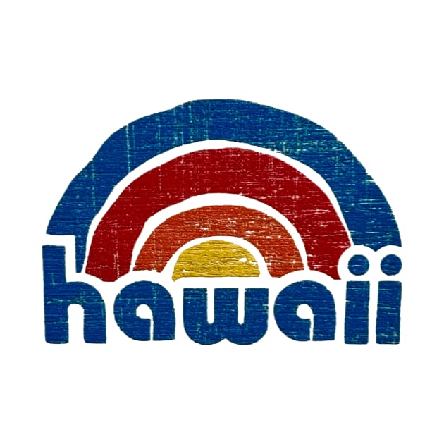 Hawaii Woodcut by HaleiwaNorthShoreSign
