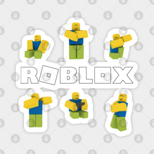 Roblox Noob Roblox Magnet Teepublic - how to dress up like a noob in roblox 2020