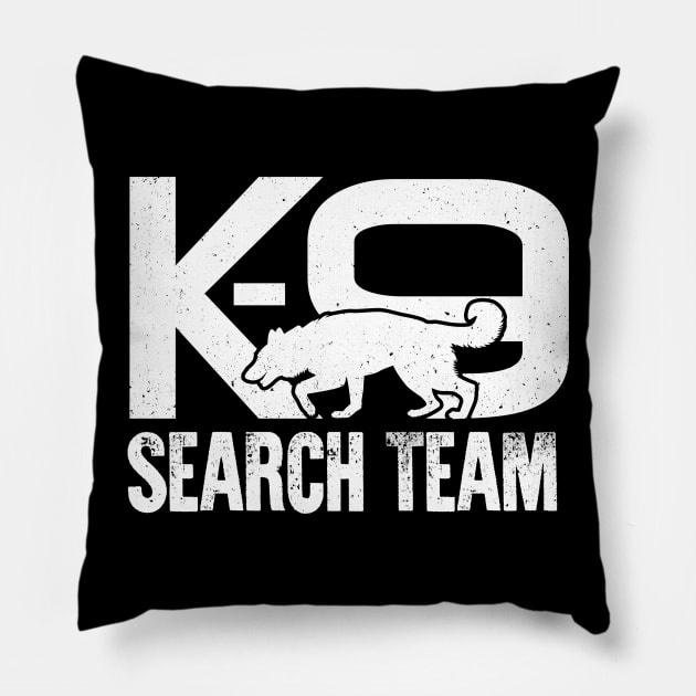 K-9 Search and Rescue Pillow by Nartissima