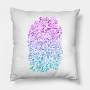 Gradient Doodle Pillow