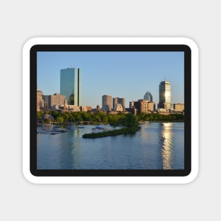 Charles River at Sunset Boston MA Magnet