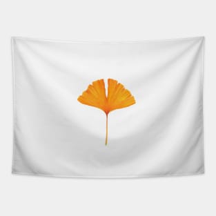 Golden Yellow Ginkgo Leaf Tapestry