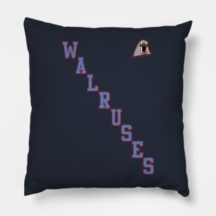 Fighting Walruses "Old-School Uni" Look Pillow