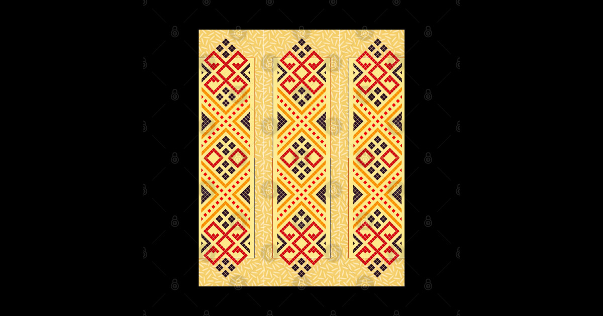 North Borneo motive and pattern, Kadazan Dusun - Kadazandusun - Sticker ...