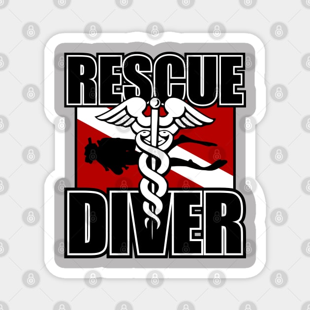 Rescue Diver Magnet by TCP