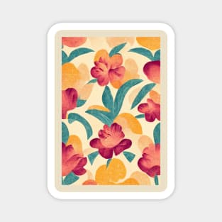 Floral Retro Magnet