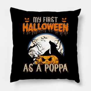 My first halloween as a poppa - Amazing Halloween Pillow