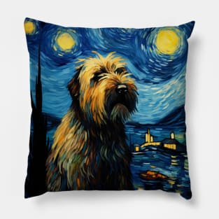 Beautiful Briard Night Pillow