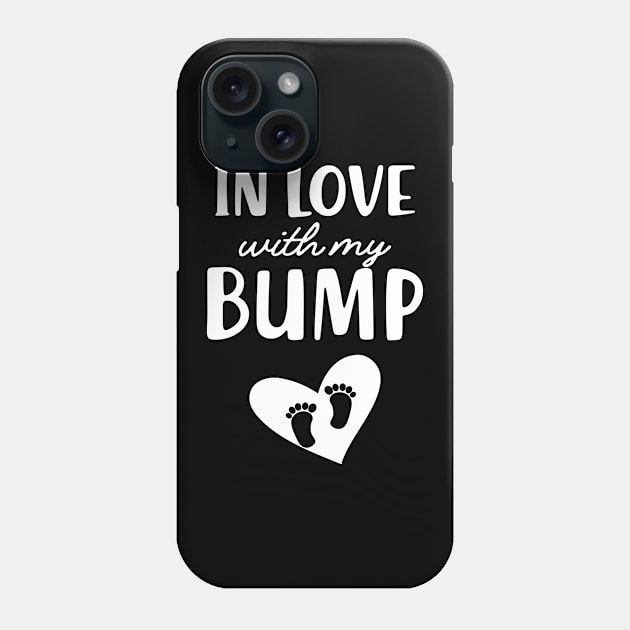 Pregnancy - In love with my bump Phone Case by KC Happy Shop