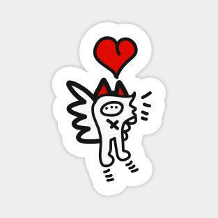 Cool Loving Monster Graffiti Art Magnet