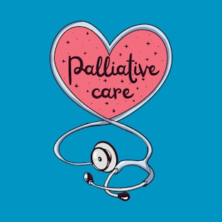 Palliative Care Nursing Heart T-Shirt