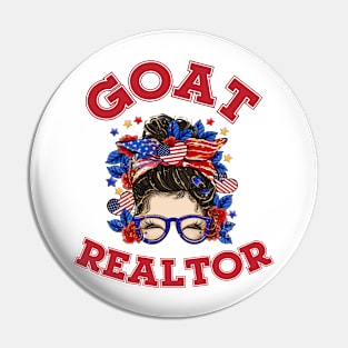 Greatest of All Time Realtor Pin