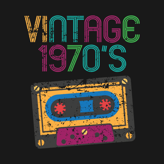 Vintage 1970's Nostalgic 70s Funny Cassette Retro by theperfectpresents