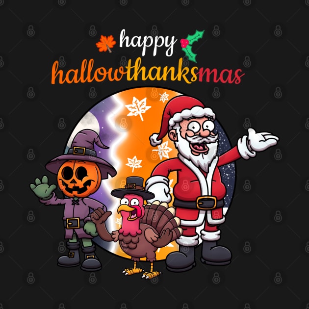 Happy HallowThanksMas by TheMaskedTooner