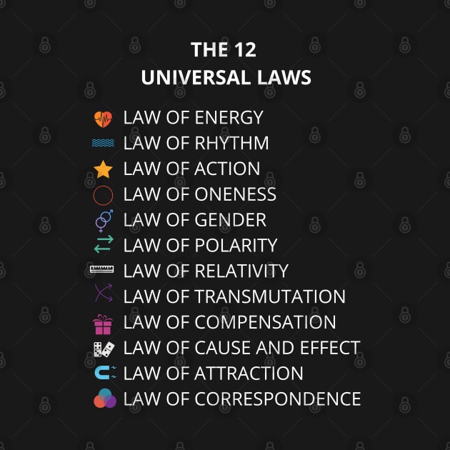 The 12 Universal Laws by Felicity-K