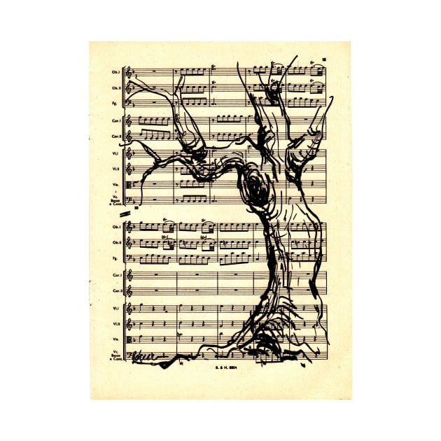 Handel Water Music Tree #1 by tranquilwaters