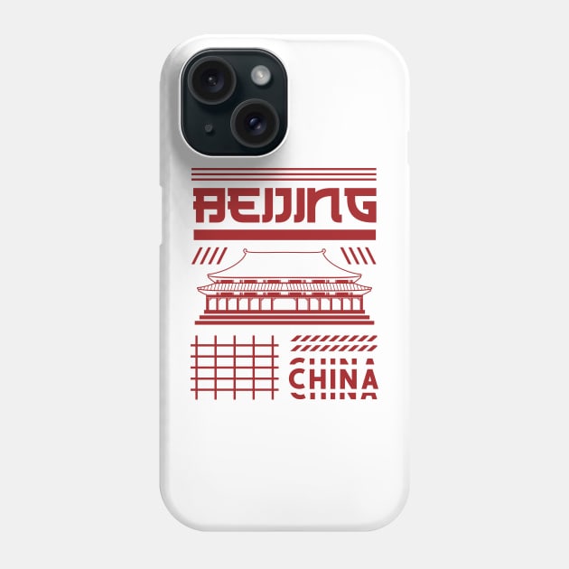 Beijing Mad In China Phone Case by OFM