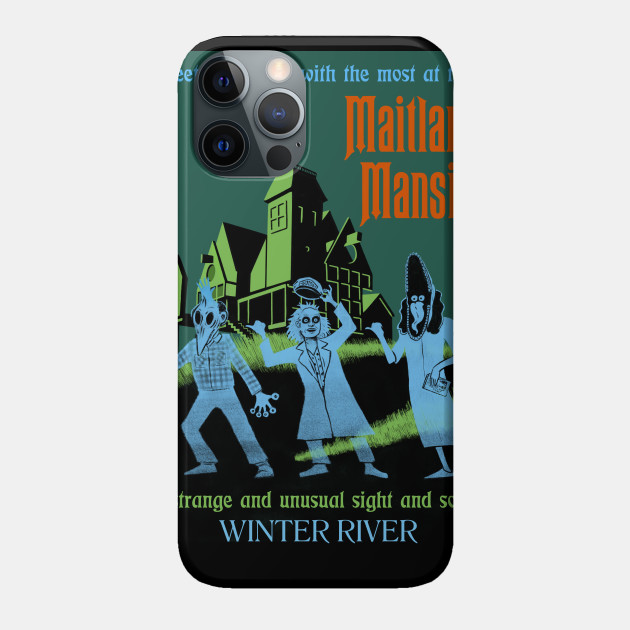 Hitchhiking Beetlejuice - Haunted Mansion - Phone Case