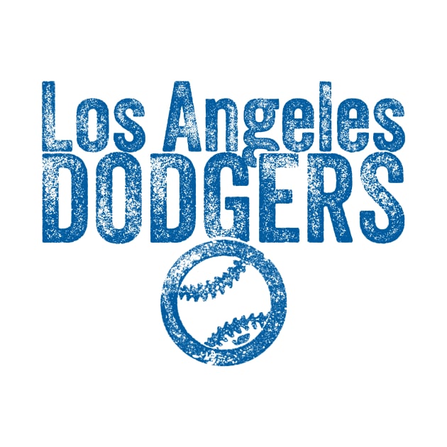 DODGERS Baseball Weathered by Throwzack