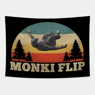 Monkey Flip Vintage Tapestry