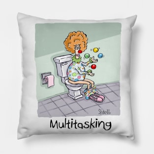 Multitasking Clown Pillow