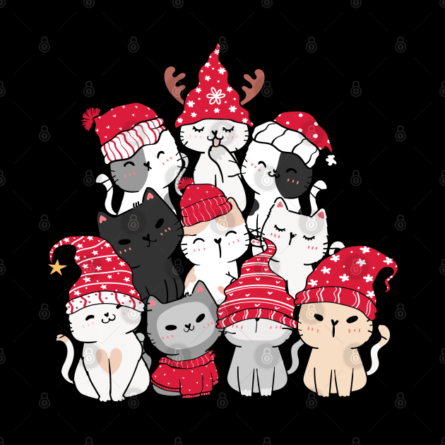 Merry Catmas Christmas Cat Tree by VisionDesigner