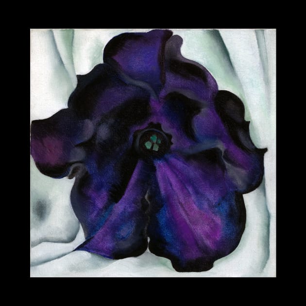 High Resolution Purple Petunia by Georgia O'Keeffe by tiokvadrat