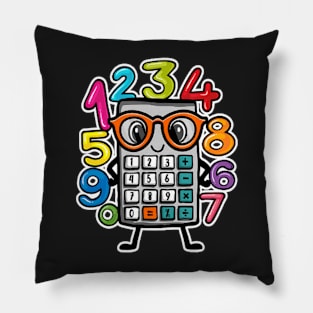 Number Day Kids Costume Numbers Math Day Calculator Pillow