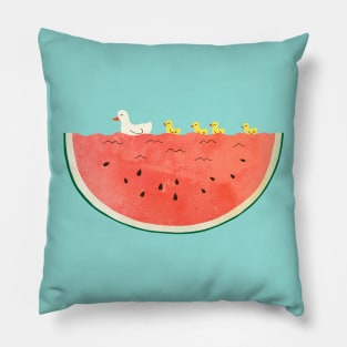 duckies and watermelon Pillow