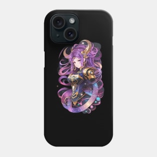 The Healer's Journey: Mesmerizing AI Anime Character Art in Ophiuchus Phone Case