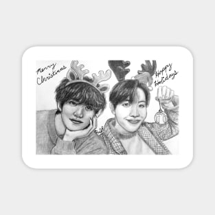 Merry Xmas & Happy Holidays Vhope Magnet