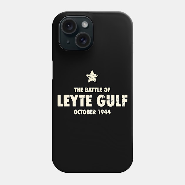 Battle Of Leyte Gulf - World War 2 / WWII Phone Case by Wizardmode