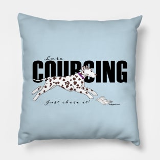 Dalmatian Lure Coursing liver Pillow