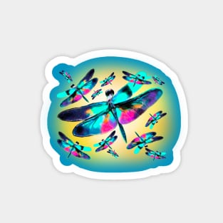 Dragon Flies Magnet