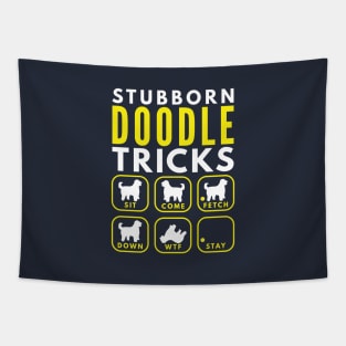 Stubborn Goldendoodle Tricks Tapestry